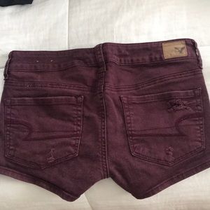 Maroon shorts